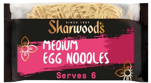 Sharwood's Medium Egg Noodles, 340 g Packet (Pack of 1)