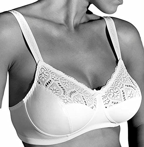 GIOS Set 2 Reggiseno Donna MOD 973 Taglia 3-10 Coppa B Senza Ferretto