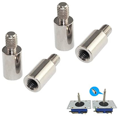 koofull Extensor de joystick de juego de arcade 4 piezas de 15 mm, accesorios de control de gabinete, hace que el joystick de arcade sea más largo, para joysticks retro Arcade US Balltop