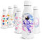 Vikaster Botella Termica Niños, 350ml Botella Agua Acero Inoxidable, Impresión 3D Termo, Pequeña Botella Térmica, Mantener 12H Caliente/24 Frío, Termo Sin BPA, Botella de Agua para Viaje, Escuela