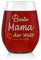 Regalos para mamá, copas de vino con Beste Mama der Welt. Regalo de cumpleaños para mamá, delicadas copas de vino tinto, copas de vino para llevar como regalos para el día de la madre, regalos de