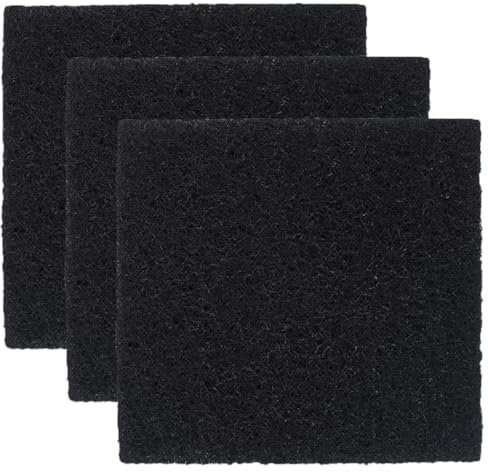 3 Piezas Filtro de Carbón Activado para Arena de Gato,10.5x11.5x0.5 cm Filtro de Carbón Activado,para Filtros de Repuesto para Caja de Arena de Gato