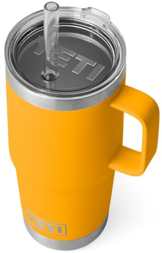 YETI Rambler Trinkbecher Mit Trinkhalmdeckel, Beekeeper, 25 oz (739 ml)