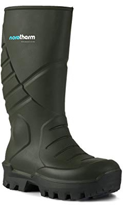 Spirale Ultramax - Stivali di Sicurezza in Gomma Unisex Adulto, Verde (Grün 046), 43 EU