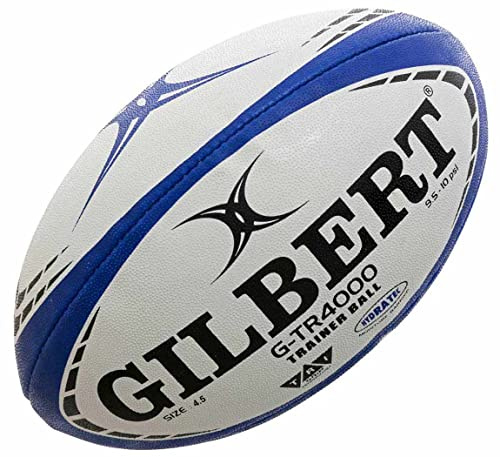 Gilbert Balon Rugby G-TR4000 Azul, Talla 4.5