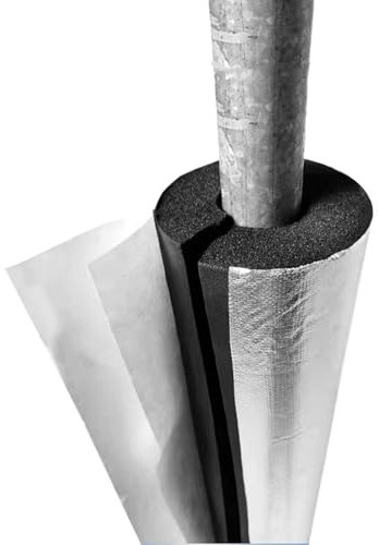 Schaumstoff-Rohre Flexibel Selbstdichtende Rohrisolierung Kautschuk Insul-Tube Dicke 30mm 95cm Länge für Rohrisolierung Außen