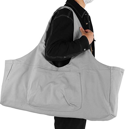 Stor Yogamattaväska för Kvinnor Män, Yogaväska Yogamattahållare med Sidficka, Travel Yoga Gym Office Beach Workout, One Shoulder Bag Yoga Mat Hållare, Passar de Flesta Storlekar