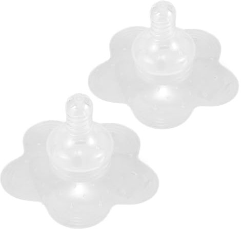 Warmhm 2 Stücke Stillstopper brustwarzencreme Stillen wesentlich Muttermilchsammler Kieselgel Transparent