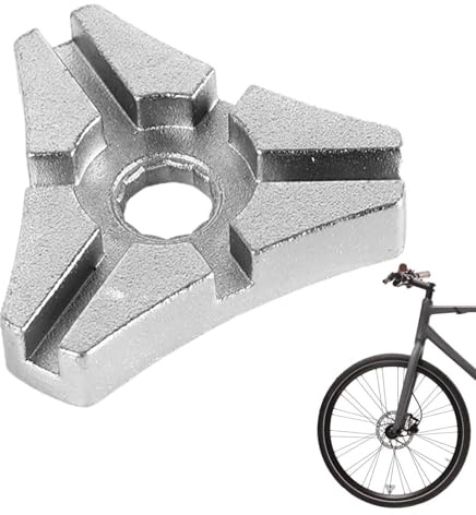 Qiwieod Chiave per Raggi per Bicicletta - Regolatore A Sei Fori Per La Centratura,Chiave Per La Regolazione Dei Raggi Della Bicicletta,Adatto A Ciclismo E Montano, Motocicli, Outdoor, Garage E