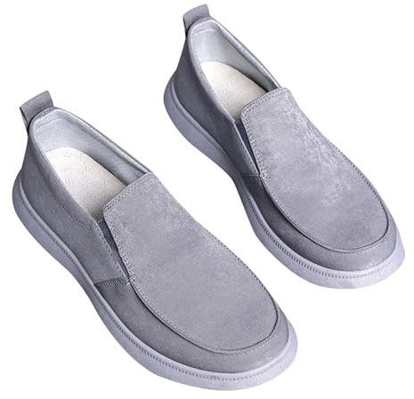 Alpargatas Hombre Verano Zapatos Barco Y Mocasines Para Hombre, Zapatos De Caminar Sin Cordones, Zapatos Planos Ortopédicos Hombres Para Poner, Suela Suave Antideslizante Para Casual Diario