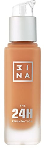 3INA MAKEUP - The 24H Foundation 660 - Bräunen Foundation mit Unterton Neutral/Gelb - Foundation Hauttonanpassend - 24H Langlebige Formel Wasserdichte Foundation - Vegan - Cruelty Free