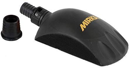 Mirka Roundy con a strappo e aspirazione Blocco di levigatura manuale/Blocco di levigatura per dischi in a strappo Ø 150 mm/Per levigare legno, stucco, vernice, plastica