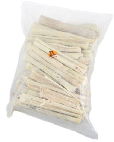 Bastoncini di bambù naturale da masticare per conigli, cincillà, porcellini d'India, gerbilli di zucchero e altri animali domestici di piccola taglia (500 g)