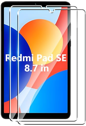 Fitudoos [2 Pièces] Verre Trempé pour Xiaomi Redmi Pad SE 4G 8.7,Protecteur d'écran Tablette Film,sans Bulles d'air,Ultra Résistant,Rayures Protection.