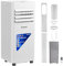Lovewind Mobiles Klimagerät 9000 BTU (Eco R290), Leise 52 dB, Tragbare Klimaanlage mit Fernbedienung, 4-in-1 Kühlung, Entfeuchtung, Belüftung und Schlafen, IPX1 für Innenräume Büro