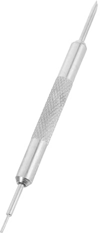 IMIKEYA Strumento per Rimuovere Perni e Barre a Molla per Cinturini Orologi, in Acciaio Inossidabile con Doppia Punta Non Rimovibile, per Riparazione Orologi