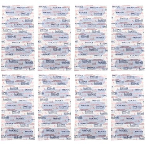 CIYODO 100 Unidades Transpirable Parche Flexible para Heridas Protector Resistente al Agua para Cocina y Uso Diario