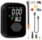 JINER Compresseur à Air Portatif, 4000mAh Gonfleur Pneus sans Fil, 150PSI Mini Compresseur Voiture Portable, Pompe à Air Électrique Adapté pour Voiture, Moto, vélo, Ballons