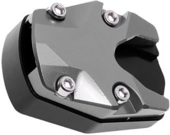 Motorcykelstativförstorare Aluminium Förlängningsdyna Stödplatta Fäste Motorcykeltillbehör Motorcykelcyklar Kickställ Förlängningsfot Sidostöd