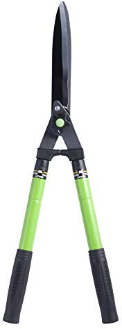 VERDELOOK Cesoia a Forbici tagliasiepi con Manici in Metallo e Lama al Teflon, Lunghezza 66 cm