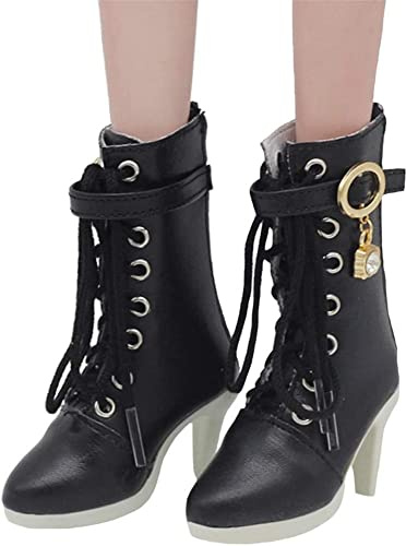 Uteruik Scarpe Bambola Stivali Tacco Alto Scarpe In Pelle Vestito Vestiti Set per 60 cm 1/3 BJD Bambola Suit Accessori Regalo