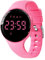 BEN NEVIS Digitale Fitnessuhr mit Schrittzähler, Vibration, Alarm, Entfernung, Stoppuhr und Übung, wasserdicht, wiederaufladbar, aus Silikon, für Jugendliche und Kinder, 34-Pink-A, Armband