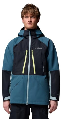 Columbia Mens Coreshot Shell Jacket, Everblue/Black/Crushed Blue, Large