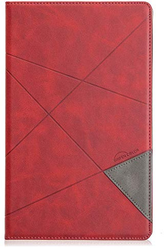 Custodia in pelle per tablet da 8 pollici compatibile con Amazon Fire HD 8 (8a/7a/6a generazione, 2018/2017/2016), custodia magnetica pieghevole con supporto e slot per schede, accensione e