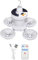 SVCEQZE Ventilador De Techo Para Exteriores - Ventilador De Techo Con Luz Para Afuera - Ventilador Plegable Doble Función 3 Velocidades Luz Para Tienda Camping Senderismo Dormitorio Autocaravana