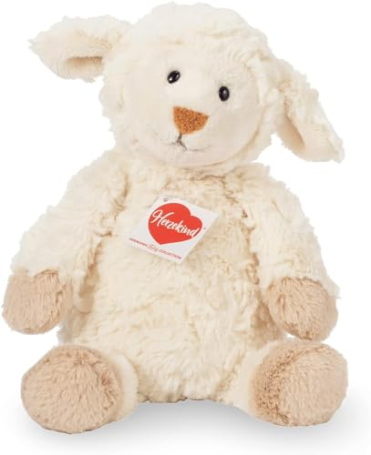 Teddy Hermann « Herzekind » 93917 Agneau Mouton Maggi 27 cm, Jouet câlin