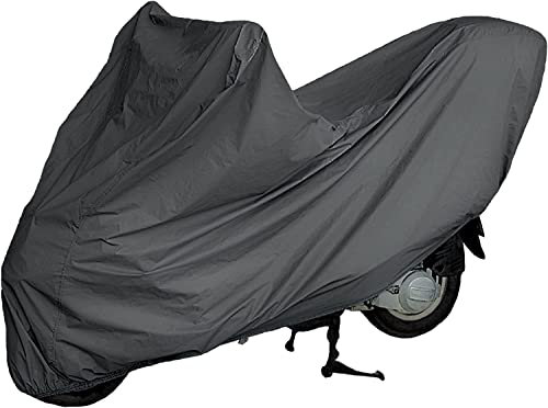 Susy Shop Housse de protection pour moto molletonnée et imperméable, Bâche Scooter | Housse en tissu PVC | Taille XXL 296 x 105 x 127 cm | Couverture extérieure universelle | Moto Motorino