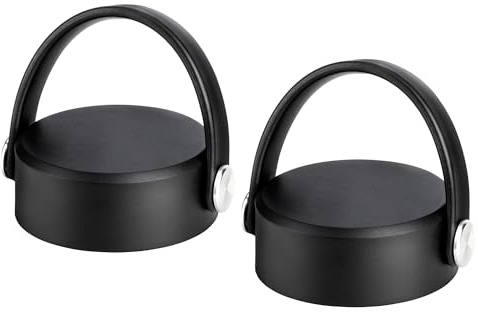 Prurex Replacement Lid for Hydroflask,Klean Kanteen,Simple Modern Wide Mouth Bottles, Flask Cap for 12-64oz Sports Water Bottles Accessories (2 Pack）