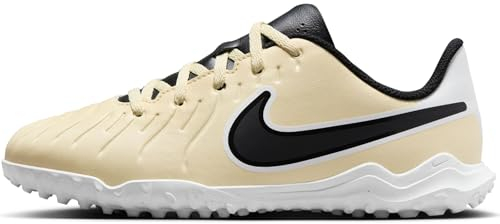 Nike Jr Legend 10 Club Tf Fußballschuhe, Lemonade/Black-MTLC Gold Coin, 38.5 EU