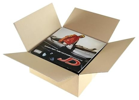 SCATOLE per imballare velocemente e spedire fino a 40 dischi LP 33 giri (25)