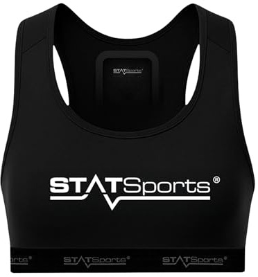 STATSports Pettorina GPS Calcio (Solo gilet – Senza Pod) – Solo Gilet Utilizzata da Giocatori D’Elite – Tessuto Leggero con Tasca Sicura per APEX GPS Pod - Nero, Adulto XL