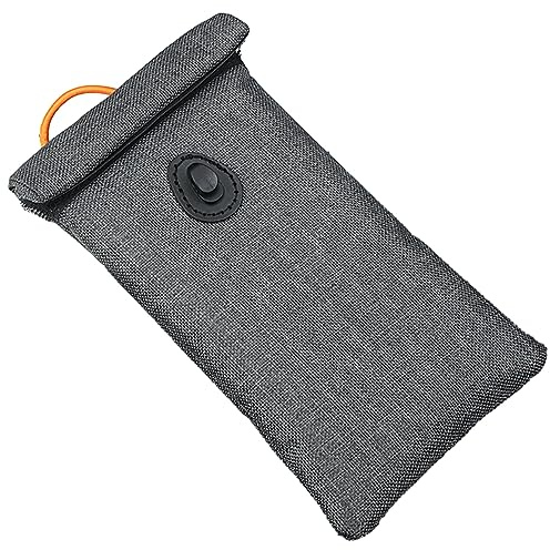 awakentti Cell Phone Anti-Location Signal Shielding Bag,Signal Blocking Key Pouch, Anti Theft Car Protection, Device Shields Against All Signal Types Fits Most Car Keyfobs (Gray)