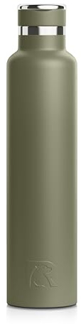 RTIC 26oz Journey Bottle Metal Ceramic Lined Stainless Steel Vacuum Insulated, BPA Free, Reusable, for Water, Hot and Cold Drinks, Travel, Sports, Camping, Olive