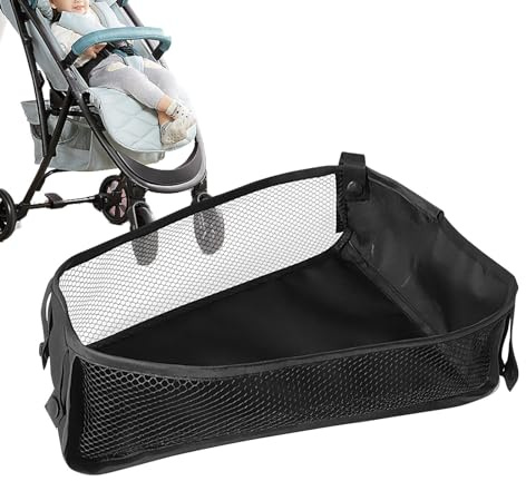 Borsa portaoggetti per passeggino, Borsa portaoggetti in rete per passeggino | Borse portaoggetti per cestino per passeggino,Organizer per riporre gli oggetti, borsa per passeggino di capacità,