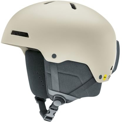 Smith Rodeo Snow Helmet – Adult Ski & Snowboard Helmet with MIPS Technology, Adjustable Fit, Ear Padding & Ventilation – Head Protection for Men & Women – Matte Chalk, Medium
