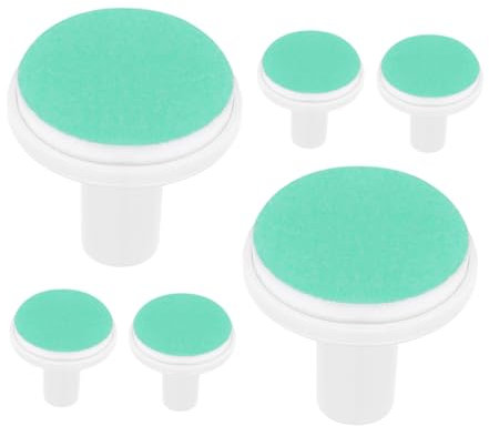 VALICLUD 6stücke Für Elektrische Nagelschleifer Ersatzschleifköpfe Nagelpflege Pads Für Nageltrimmer Geeignet Zum Feilen Und Polieren Von Nägeln Für Über Monate