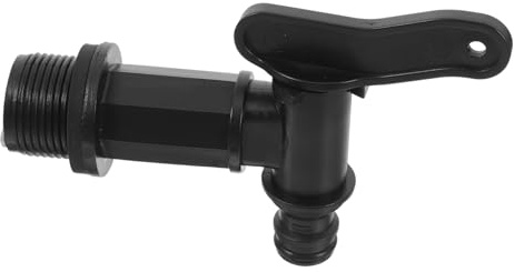 Anneome Conector de Manguera de Jardín Adaptador de Agua para Barril de Lluvia Grifo de Agua de Instalar sin Fugas para Riego y Accesorios de Jardín