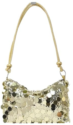 LIUYIDM Sac Paillettes Fermeture Éclair Pochette à Paillettes à la Mode PU Sac Soiree Grande Capacité Pochettes et Clutches Femme Glitzer Tasche Damen pour les Sorties Soirées Bals de Promo