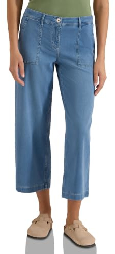 Cecil Pantalones Vaqueros de Cintura Alta para Mujer de Pierna Ancha de Corte Holgado, 3818623