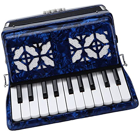 Professional 22-Key 32-Bass Piano Accordion for Stage Performance, Adjustable Strap, Beginner to Expert