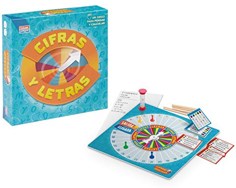 Falomir - Juego de Mesa Cifras y Letras | para Pensar y Calcular | Ideal para 2 Jugadores | Juega en Pareja