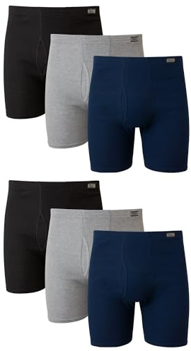 Hanes Mens Underwear Briefs, Cool Comfort Moisture-wicking Breathable Multi-pack Boxer, Assorted - 6 Pack, X-Large US
