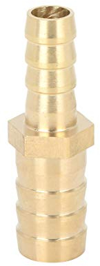 X AUTOHAUX 1 Stk. 14mm bis 10mm Auto Messing Barb Schlauch Passend Gerader Anschluss