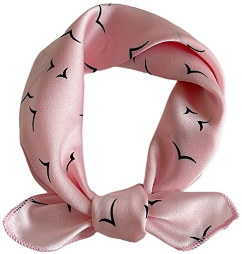 MAIRY Satin Bandana Silk Scarf Multifunction Paisley Headbands Lightweight Cowboy Handkerchiefs Square Scarves - 05005
