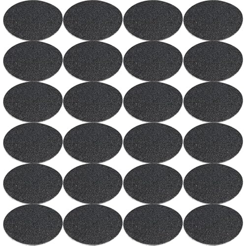 minkissy Replacement Sandpaper Discs 60Pcs 1.73In Adhesive Disposable Foot Grinder Polishing Sheets Compatible with Electric Callus Remover for Hard Skin Removal at Home and Salon