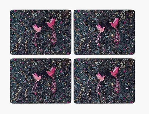 Sara Miller India Hummingbird Paradise 30.5x23 Centimetre Placemats Set of 4